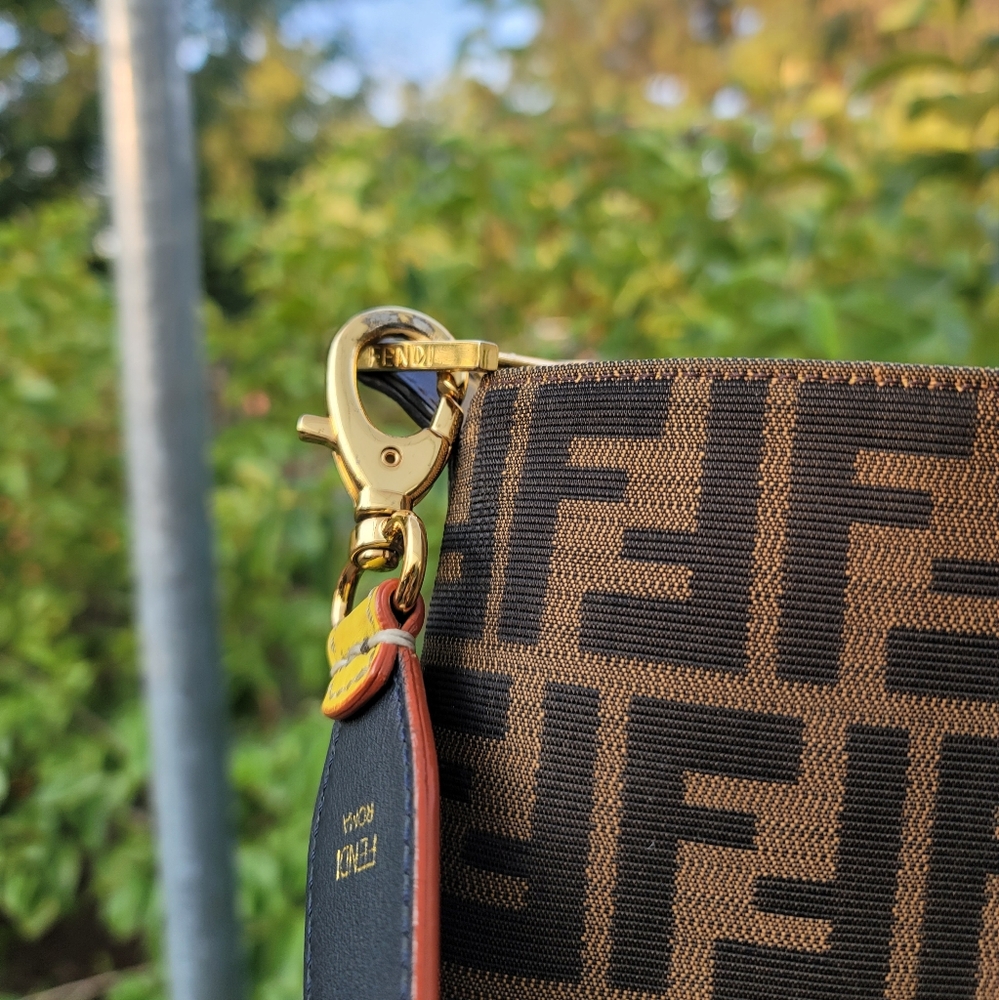 Fendi Brown and Yellow Bag - Picture 4 of 16